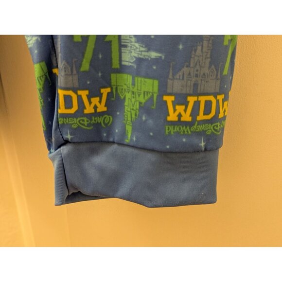 Disney WDW 71 Blue Lounge Pants With Drawstring Waist - Picture 4 of 6